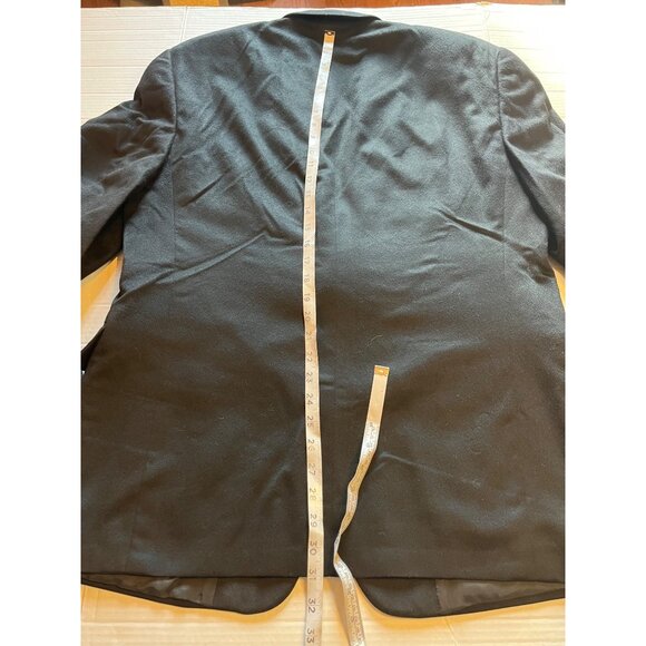 Ermenegildo Zegna  Mens Black Wool Blazer 42R  Purdue University, woven in Italy - Picture 14 of 16